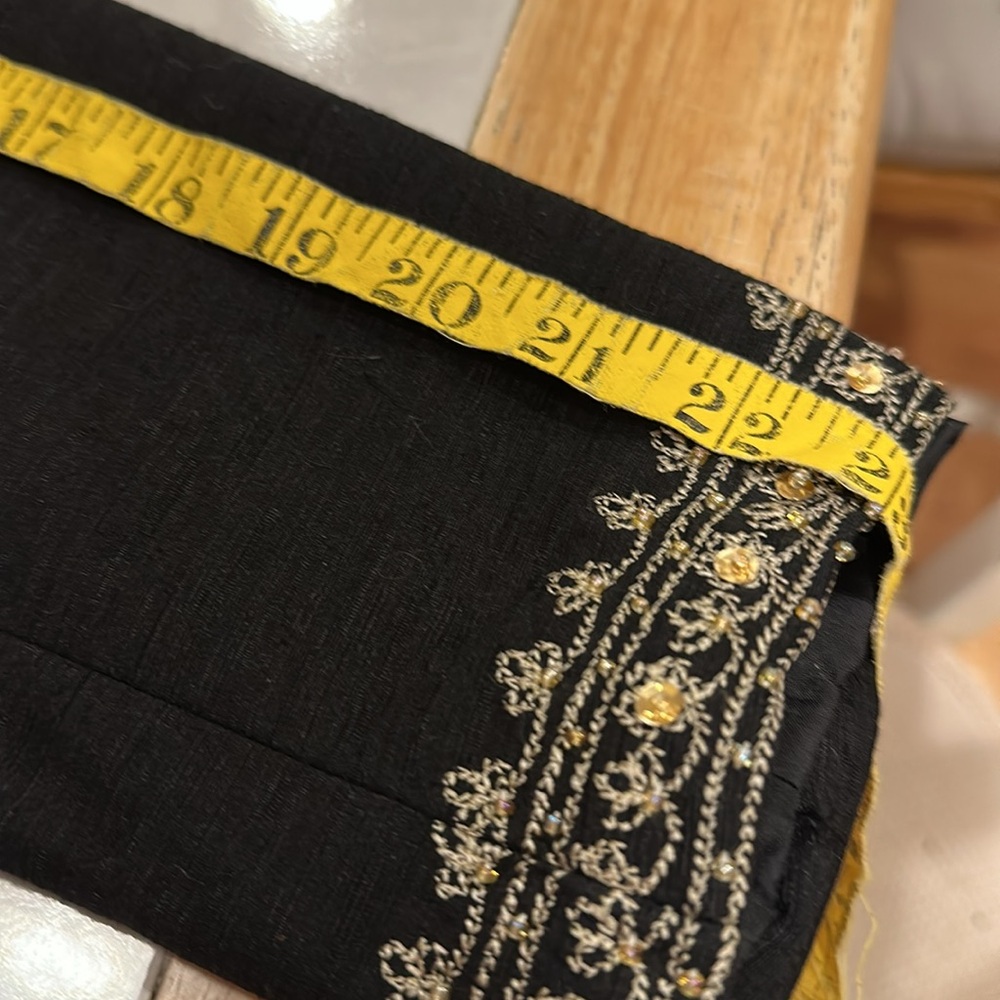 Misses large petite black silk lined jacket - Picture 8 of 11